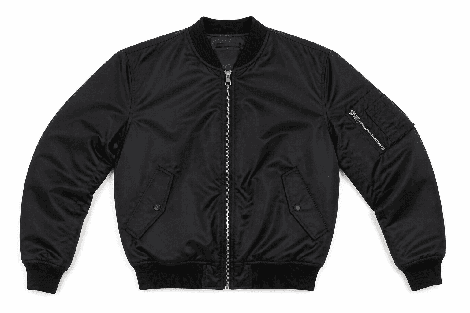 Men's Lightweight Bomber Jacket — flat lay