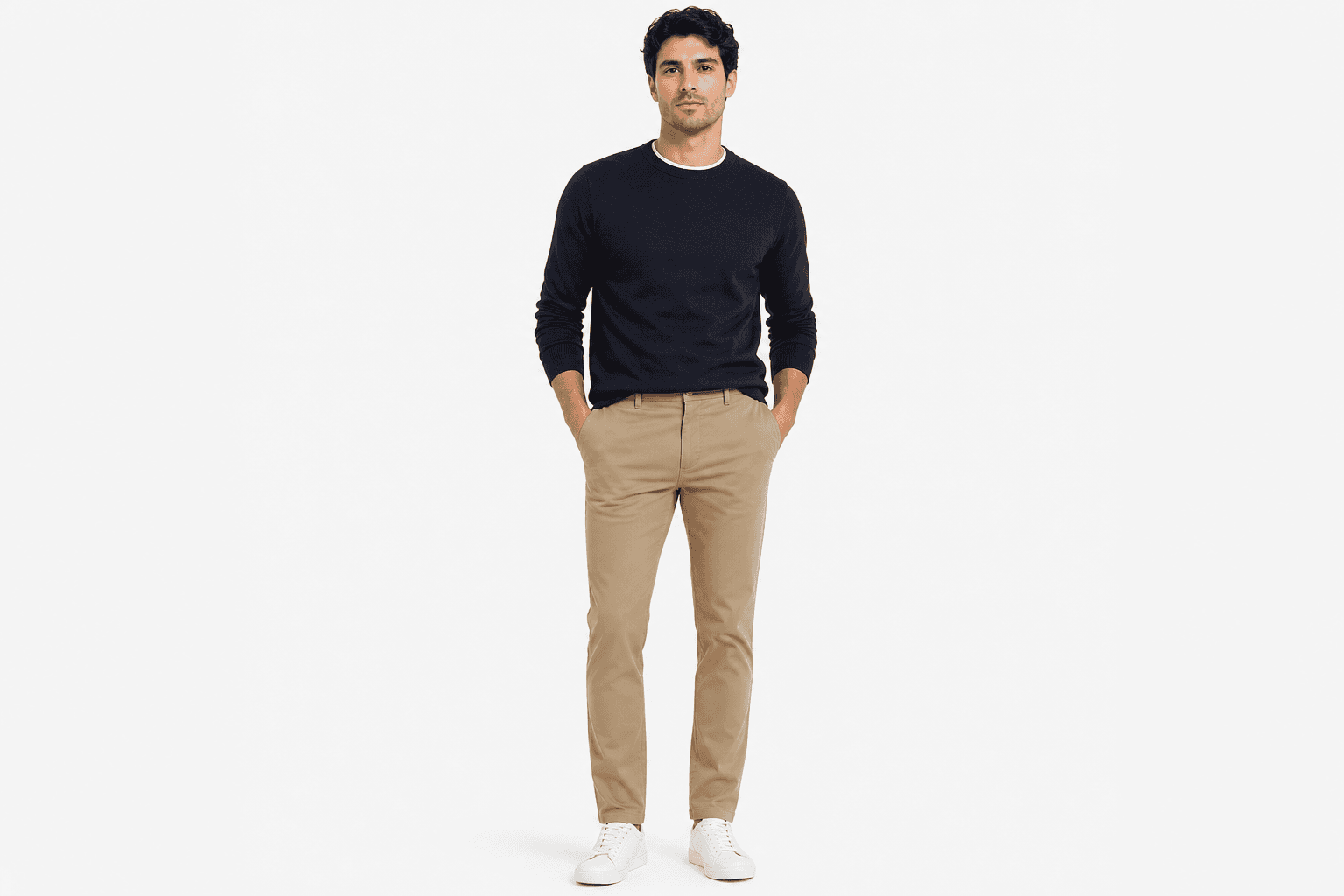Men's Slim Chino Pants — Khaki