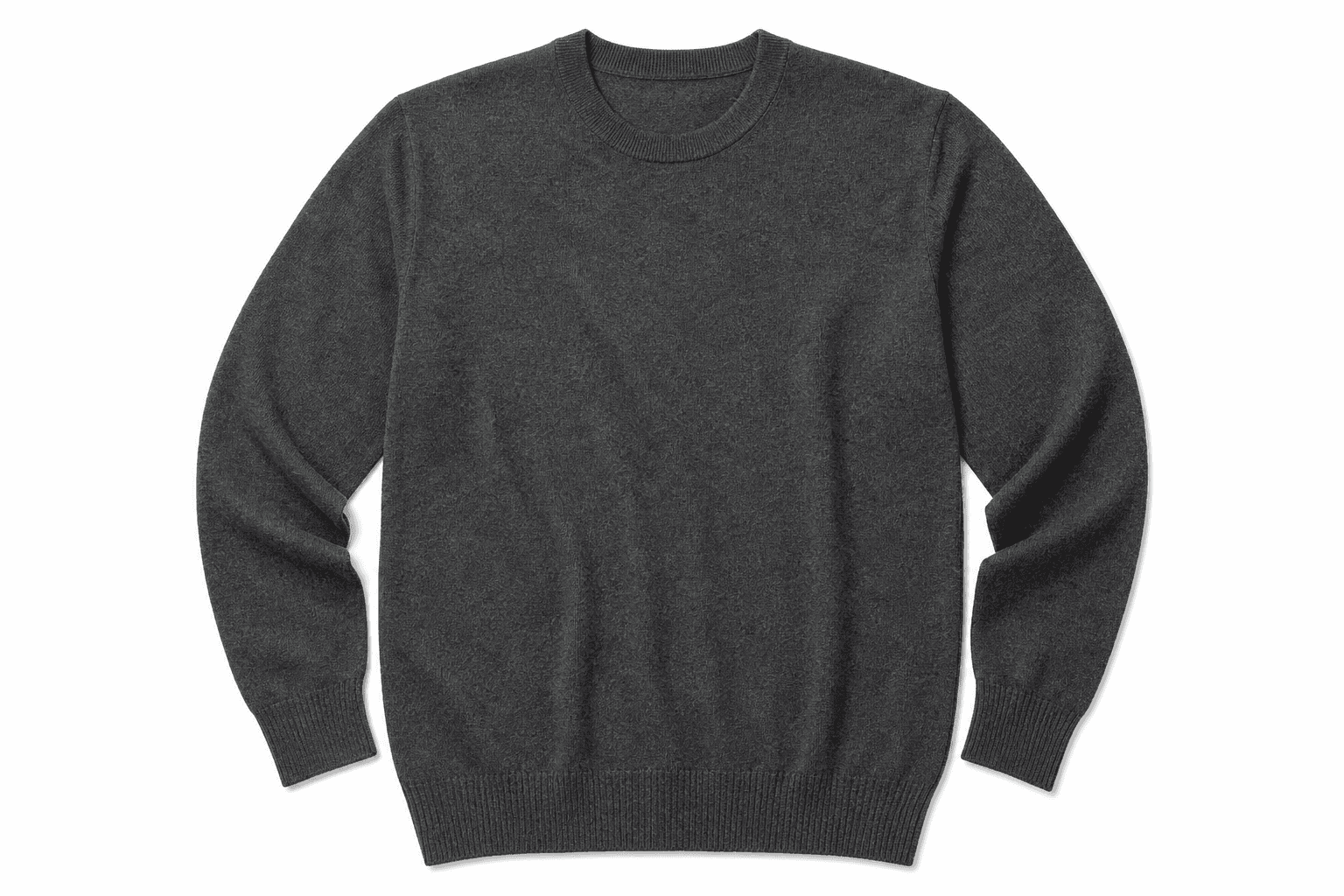 Men's Crew Neck Sweater — flat lay