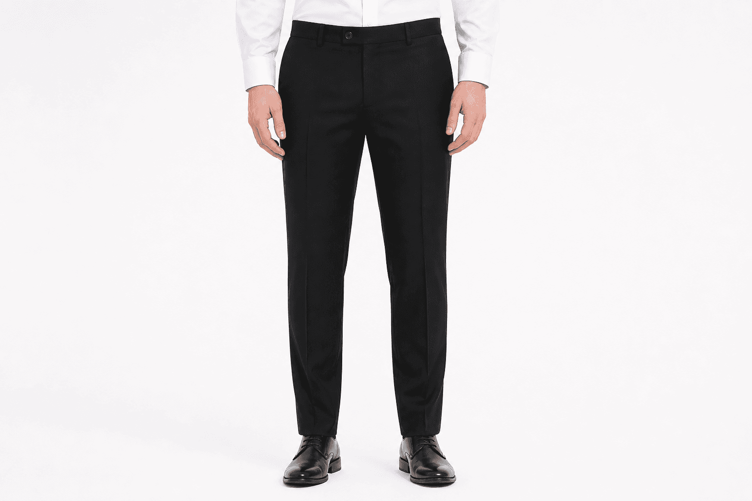 Men's Dress Trousers — Black