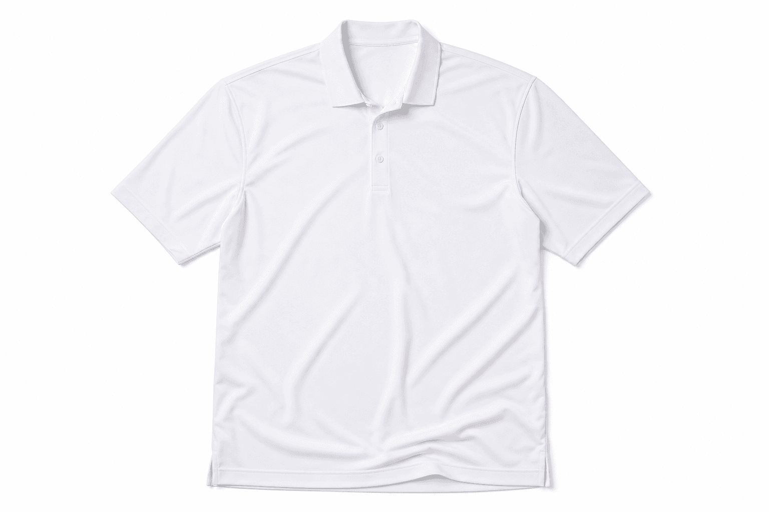 Men's Performance Golf Polo — flat lay