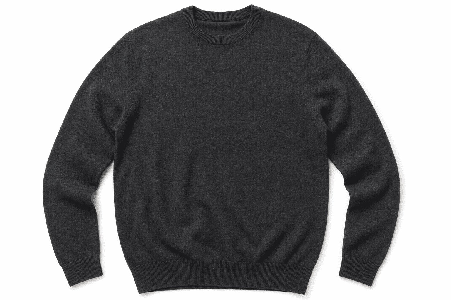 Men's Merino Wool Sweater — flat lay
