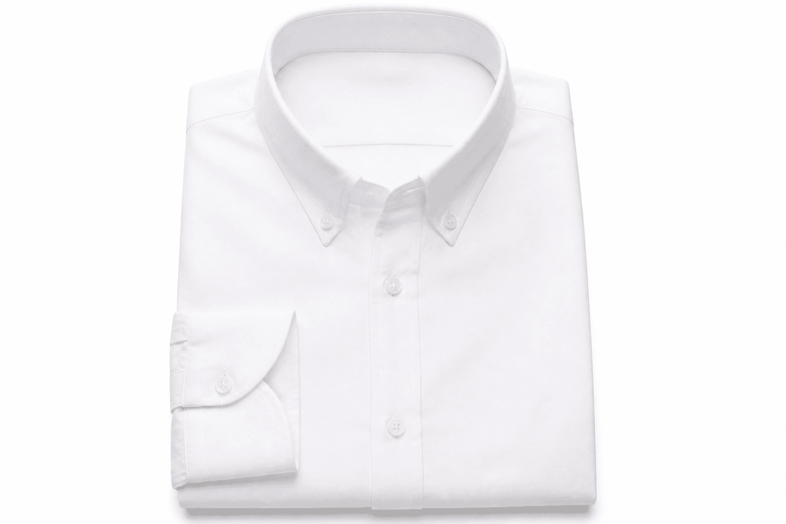 Oxford shirt flat lay