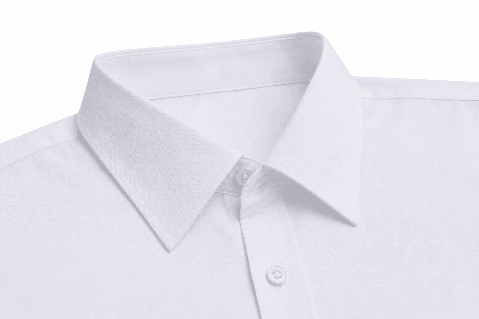 Collar and button placket detail
