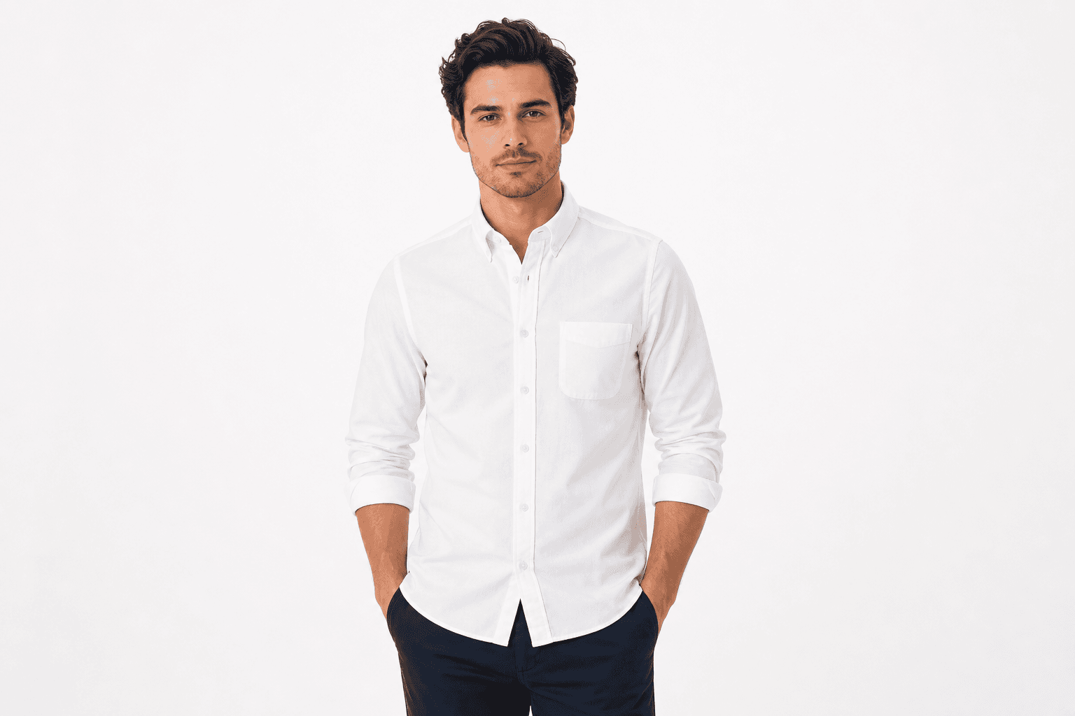 Men's Classic Oxford Shirt — White