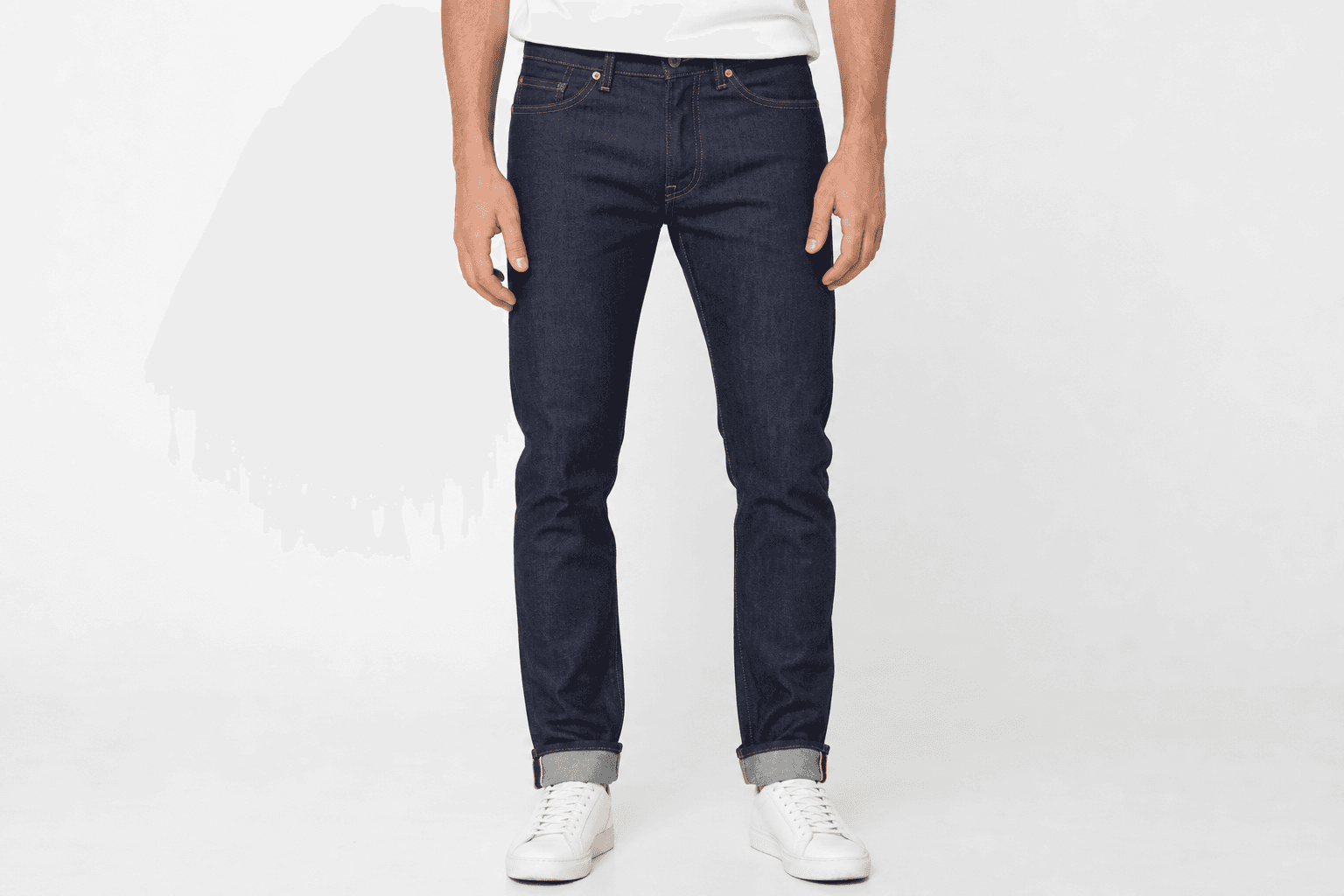 Men's Selvedge Slim Jeans — Indigo