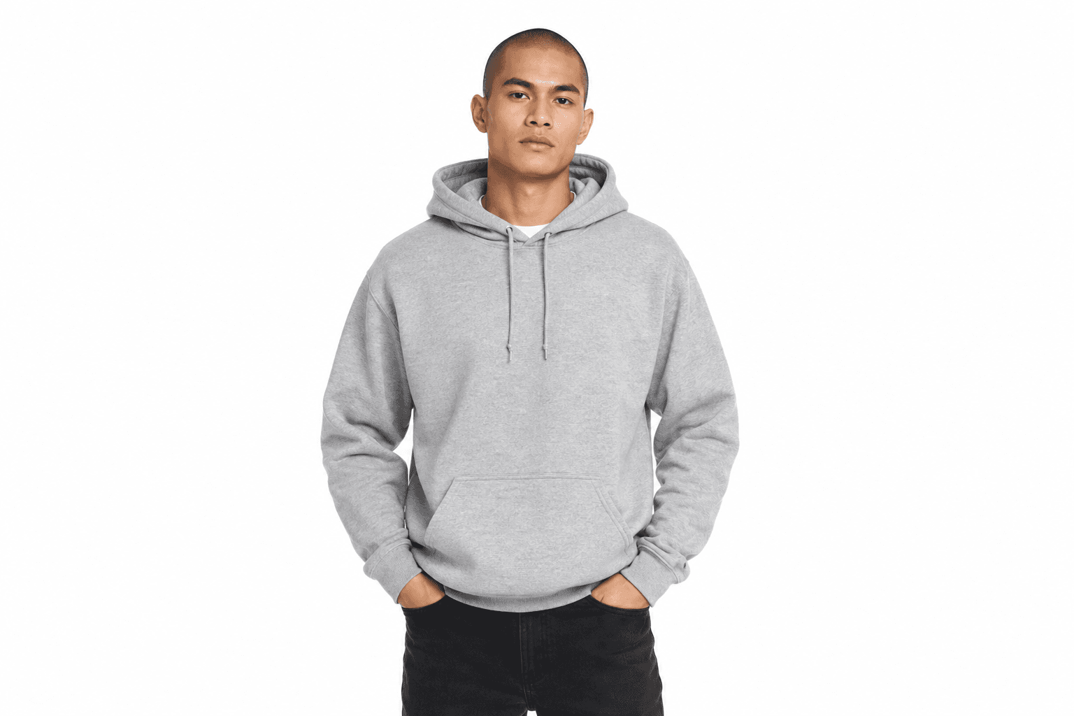 Unisex Everyday Hoodie — Heather Grey