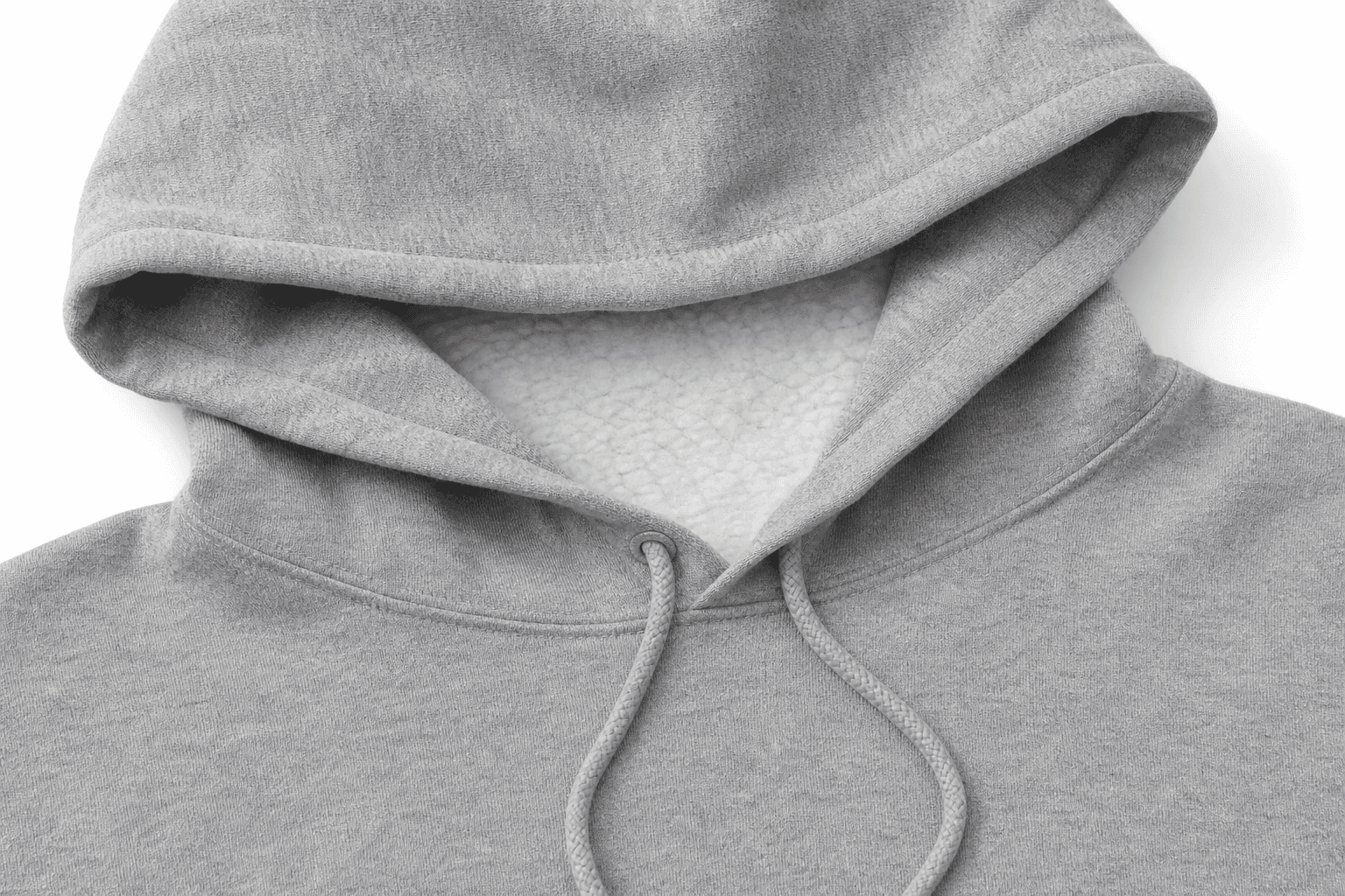 Black hoodie — front view