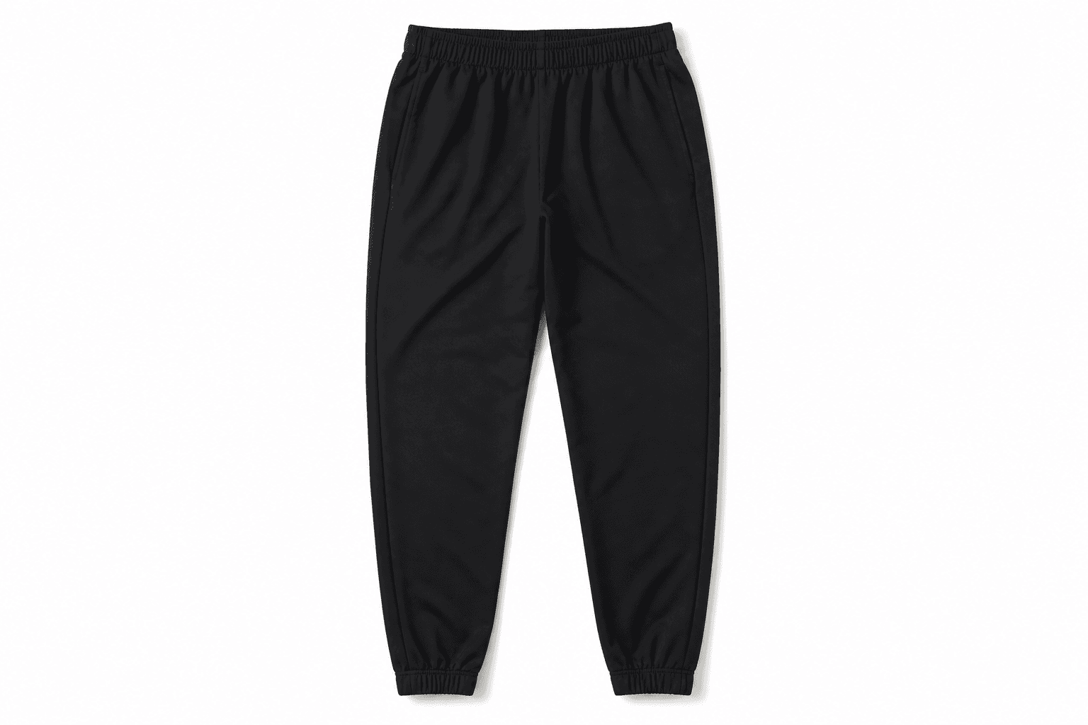 Tapered joggers flat lay