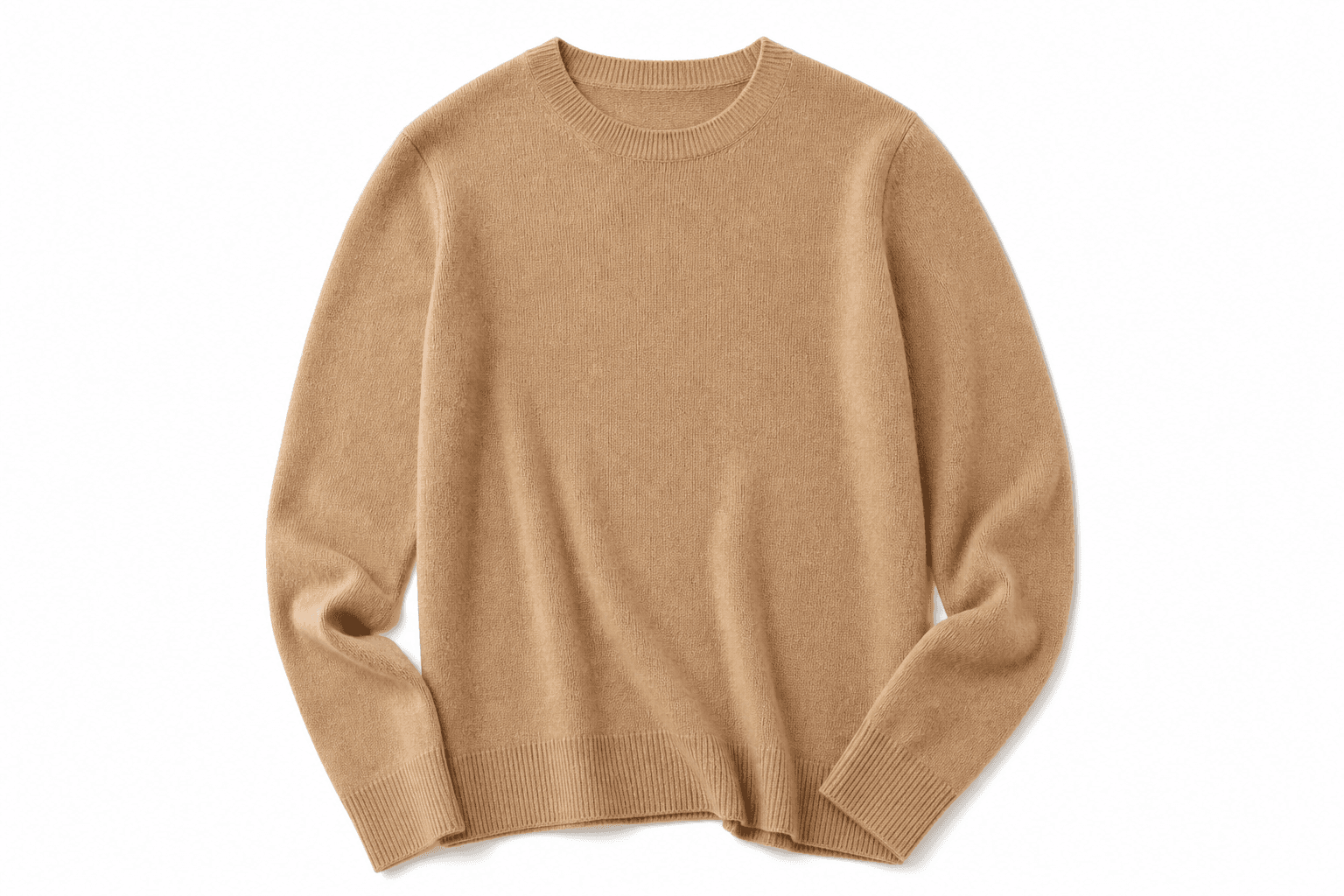 Women's Cashmere Blend Sweater — flat lay