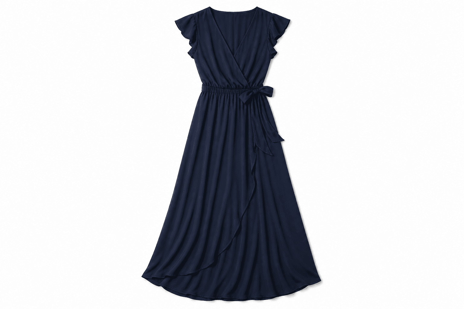 Flowy maxi dress flat lay