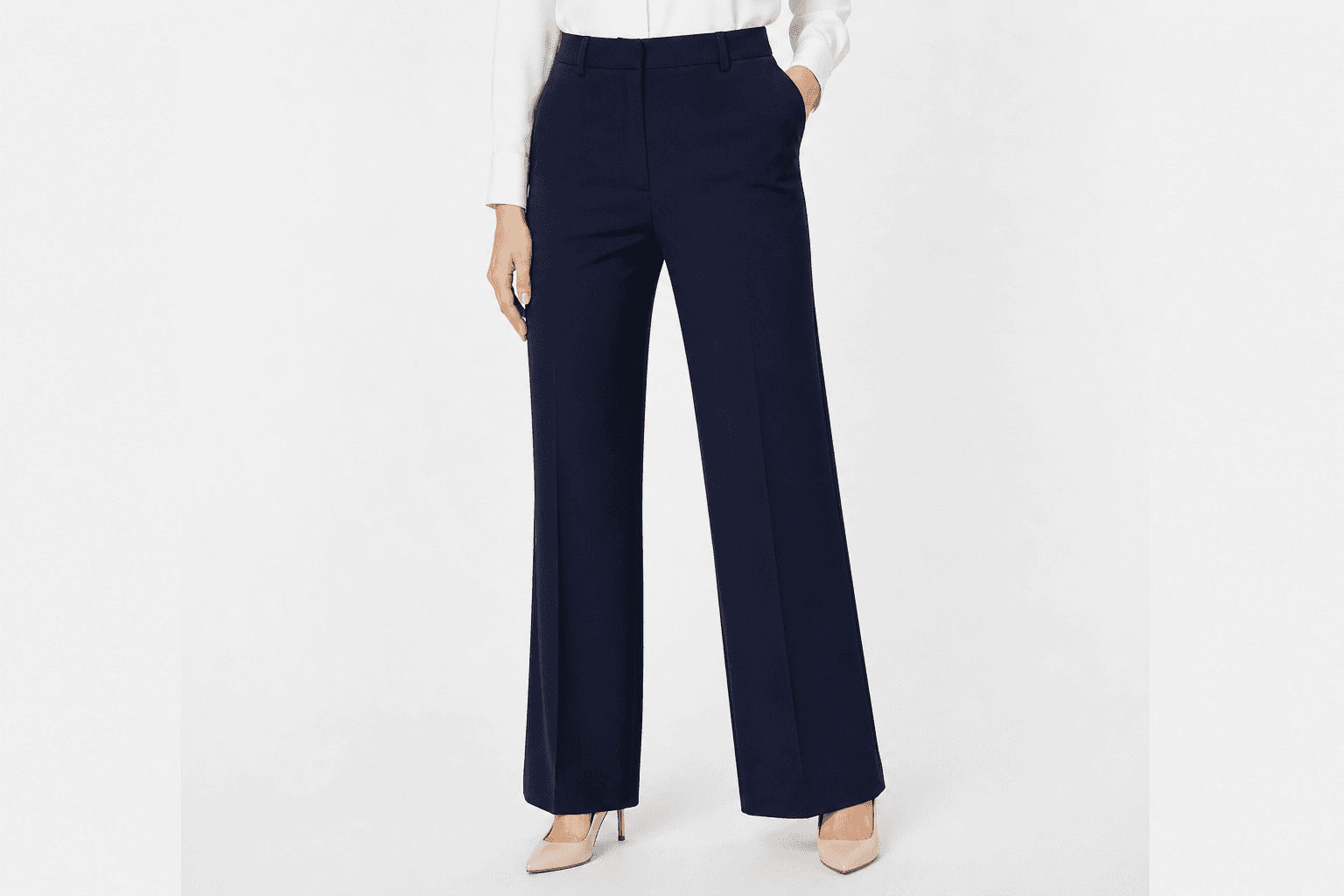Wide-leg pants tailoring and fit