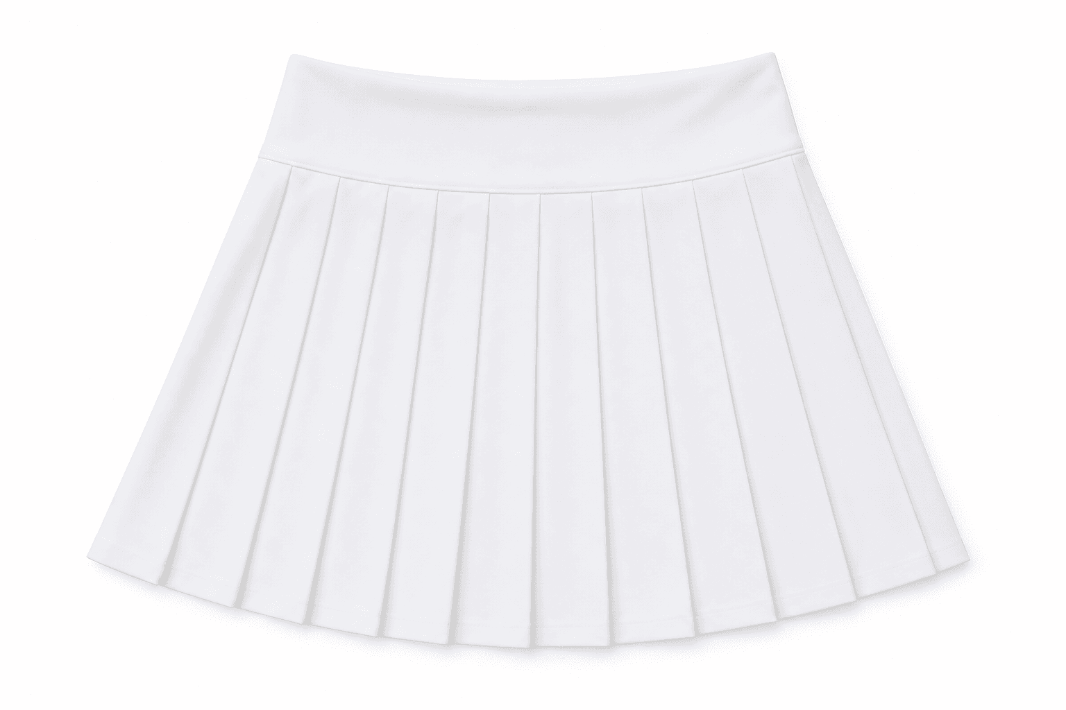 Women's Pleated Tennis Skirt — flat lay